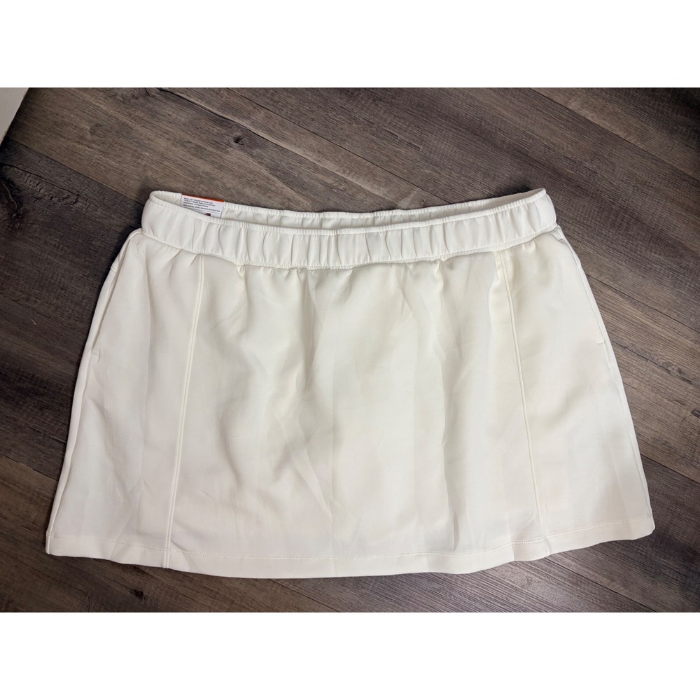 Mondetta Performance Luxury off White High Rise Walking Skort XXL NWT modal